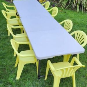 Yellow Combo Tables and Kids Chairs